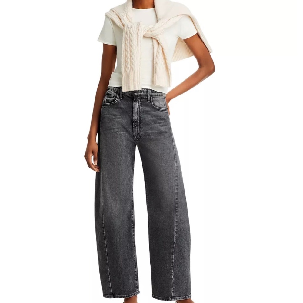 MOTHER The Half Pipe Flood High Rise Jeans in Outta Sight Size 26